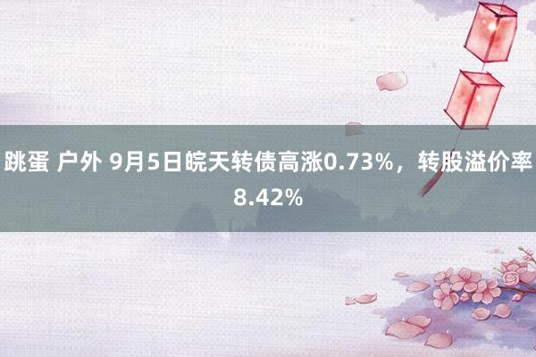 跳蛋 户外 9月5日皖天转债高涨0.73%，转股溢价率8.42%