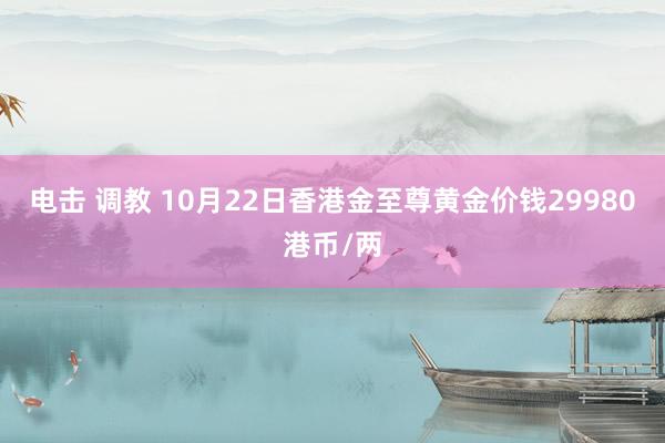 电击 调教 10月22日香港金至尊黄金价钱29980港币/两