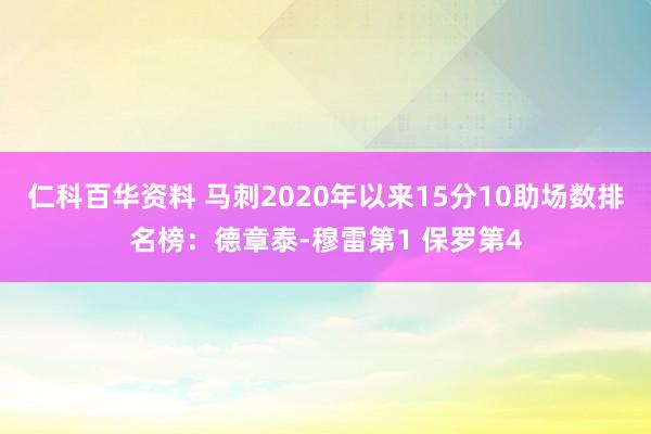 仁科百华资料 马刺2020年以来15分10助场数排名榜：德章泰-穆雷第1 保罗第4